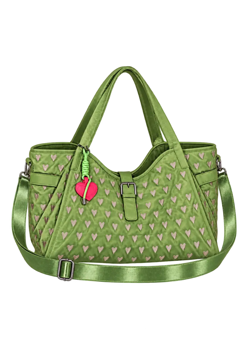 Shopper Miss Goodlife Heart - Grün