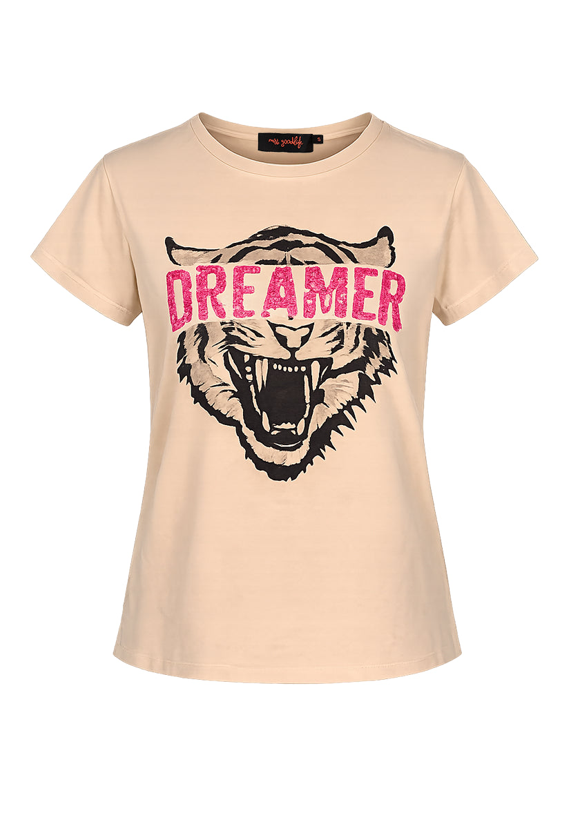 T-Shirt Roundneck Dreamer - sand