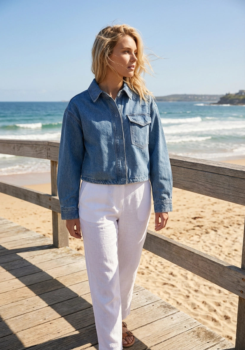 Jeans Jacket Elastic