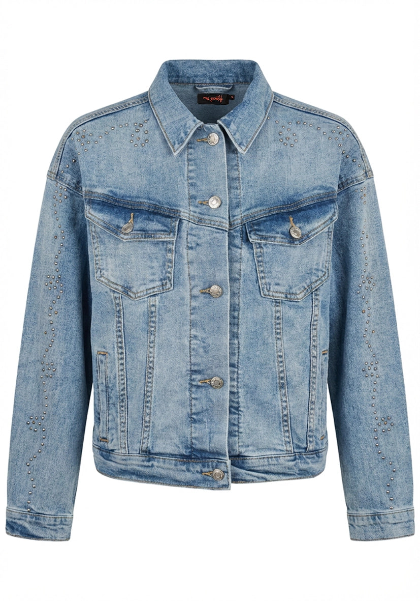 Jeans Jacket Studs Line