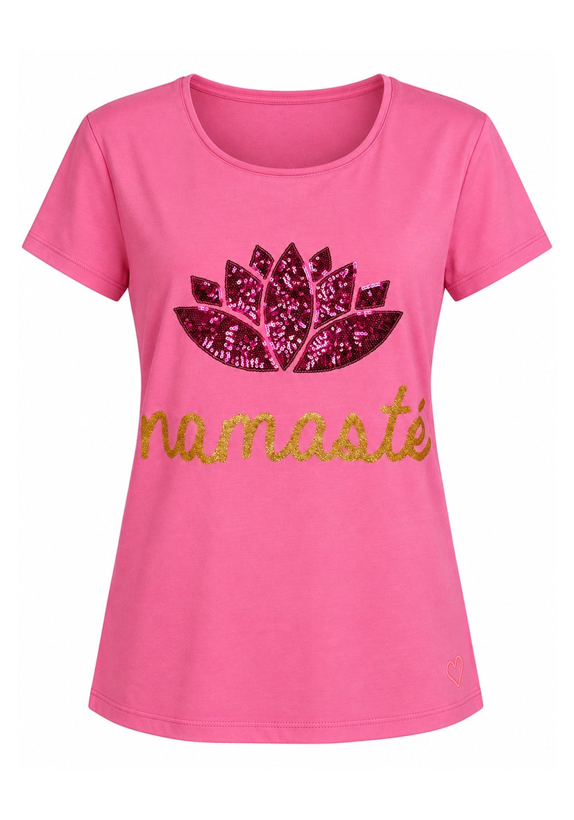 T-Shirt namasté sparkle - Flashrose