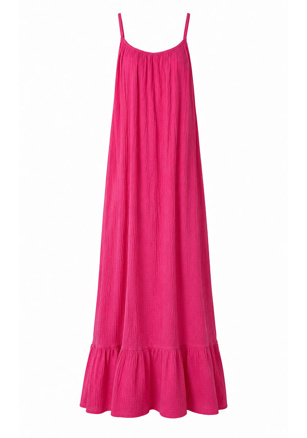 Maxi Dress Muslin - pink