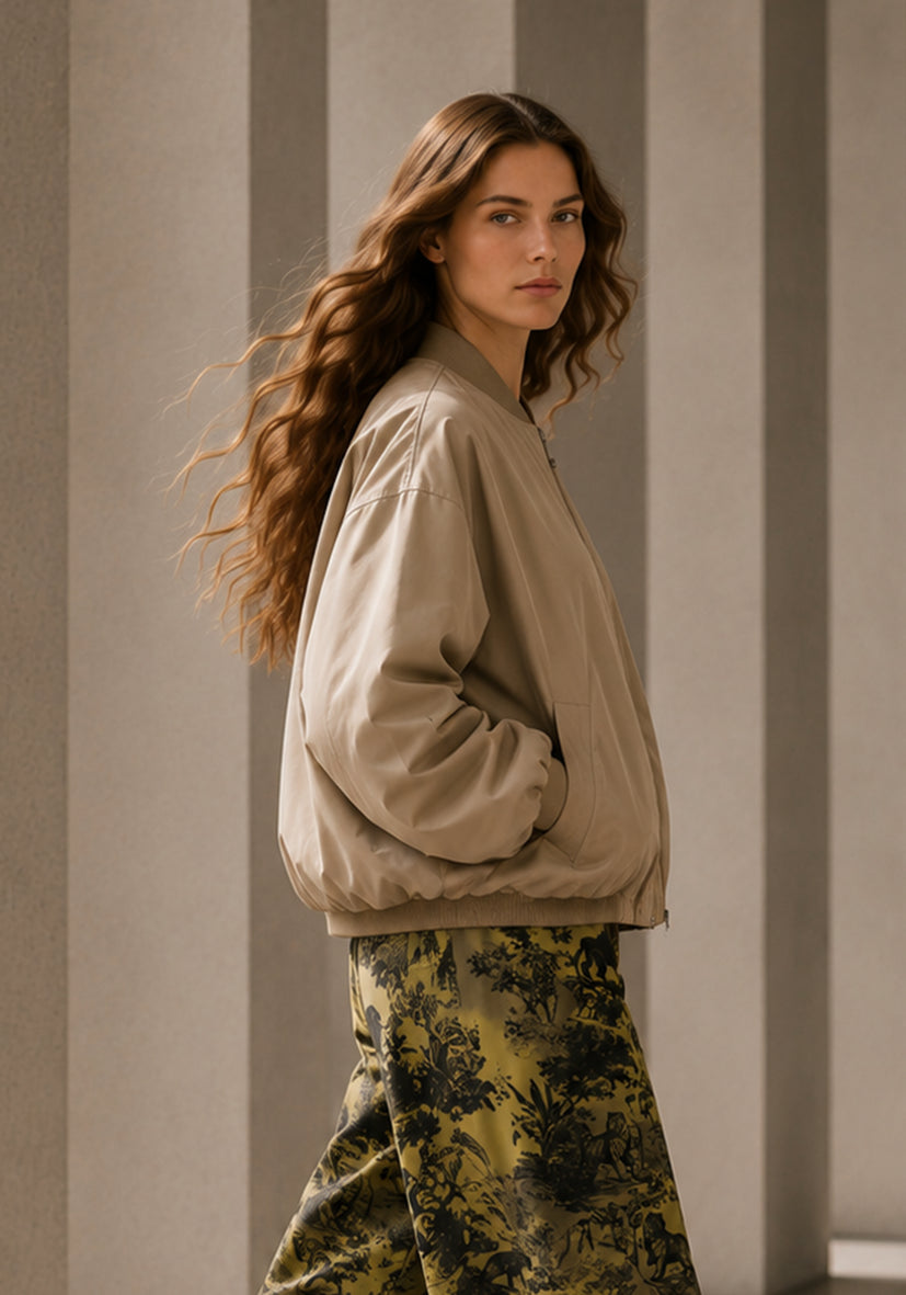 Bomberjacke light - sand