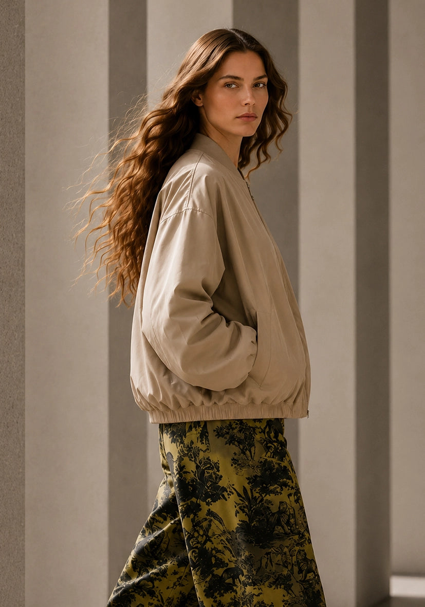 Bomberjacke light - sand