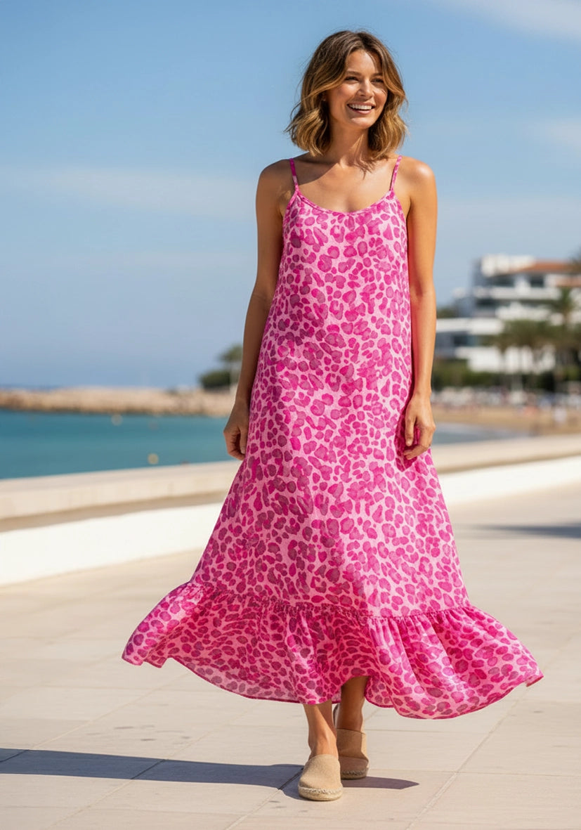 Maxi Dress Muslin Leo - flashrose