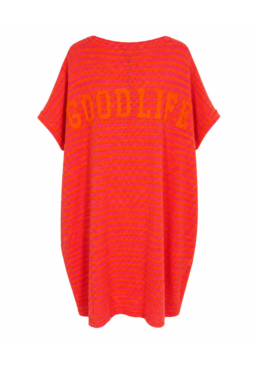 Longshirt stripes - orange