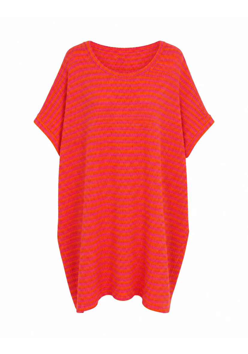 Longshirt stripes - orange