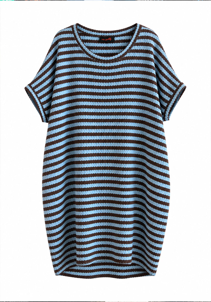 Longshirt summer stripes - blue