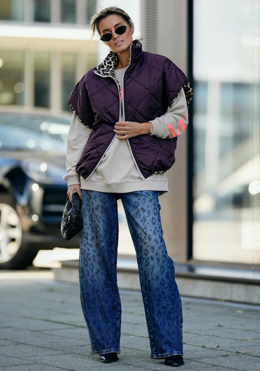 Barrel Jeans Leo Sparkle - blau