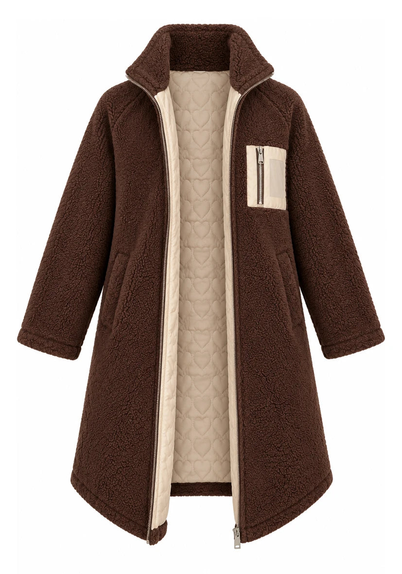 Short Coat Smile & Glow - grey