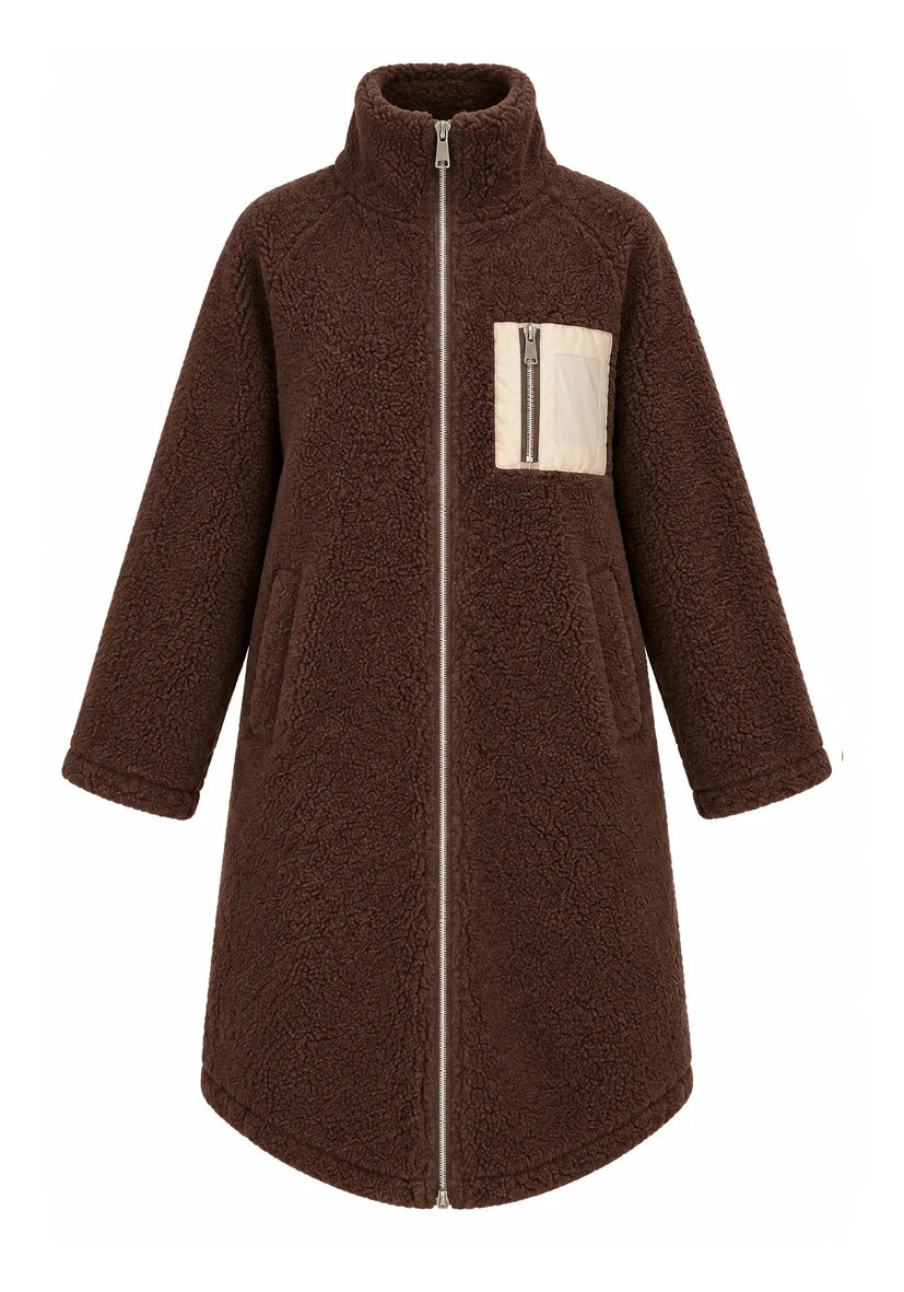 Short Coat Smile & Glow - grey