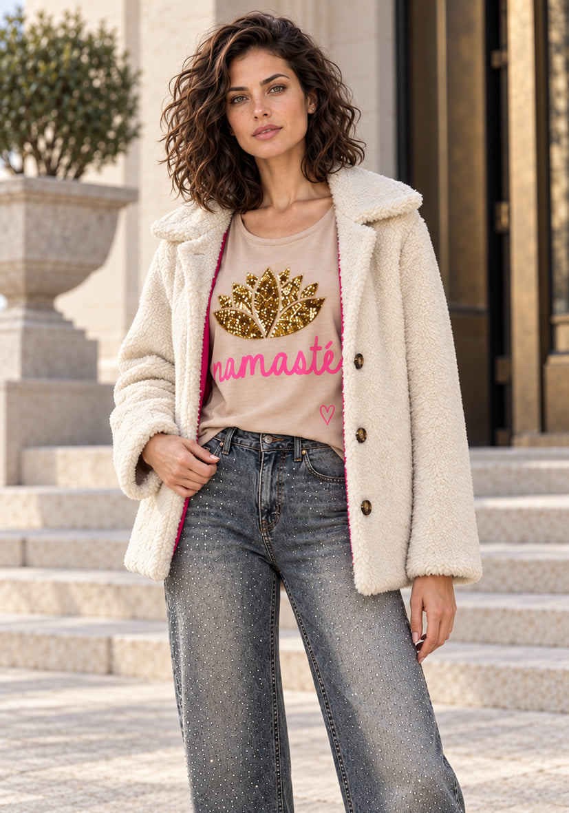 Teddy Jacket Collar - Offwhite