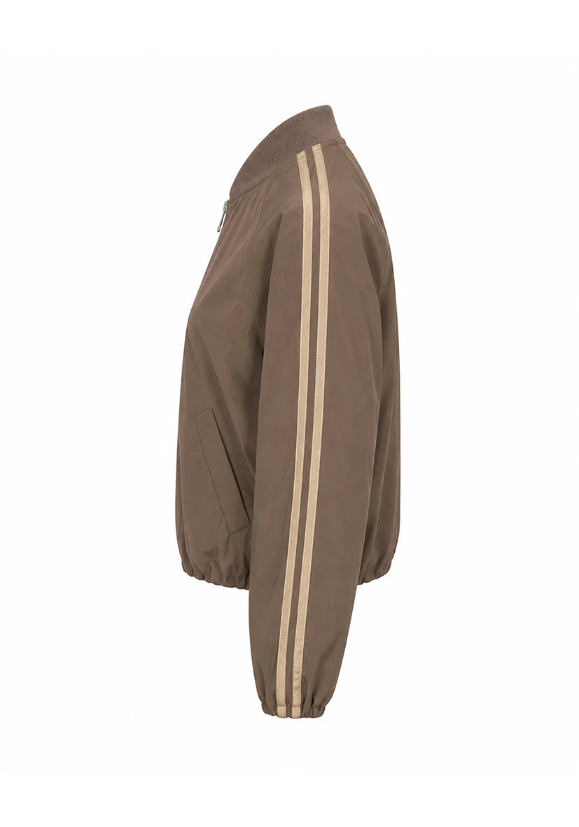 Bomberjacket Stripes - taupe
