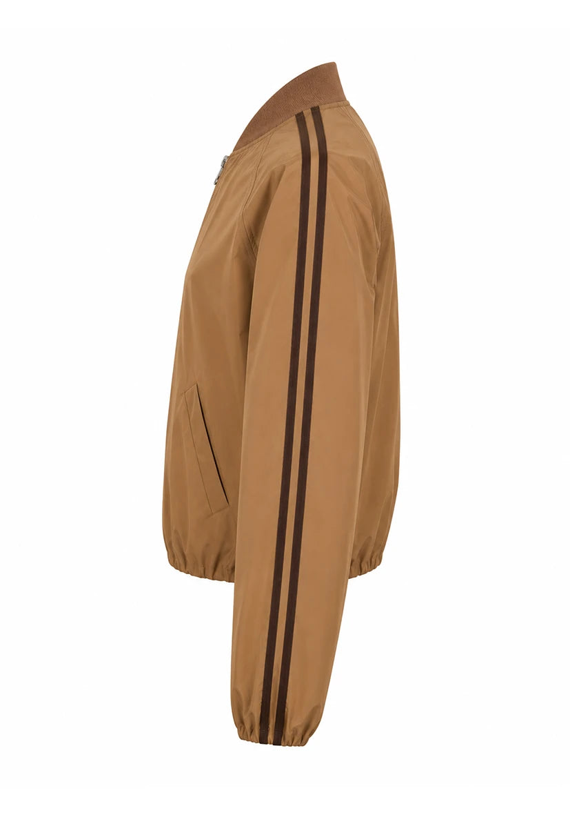 Blouson aviateur uni - Prune