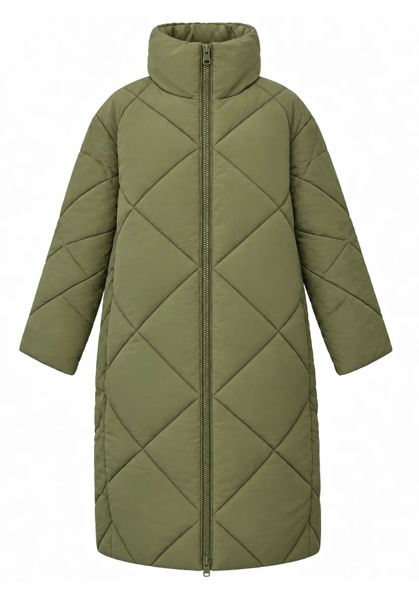 Maxi Puffer Coat olive