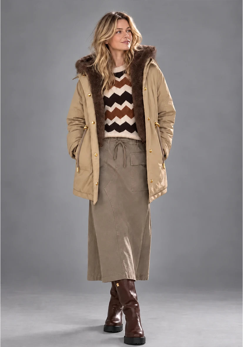 Short Coat Smile & Glow - grey