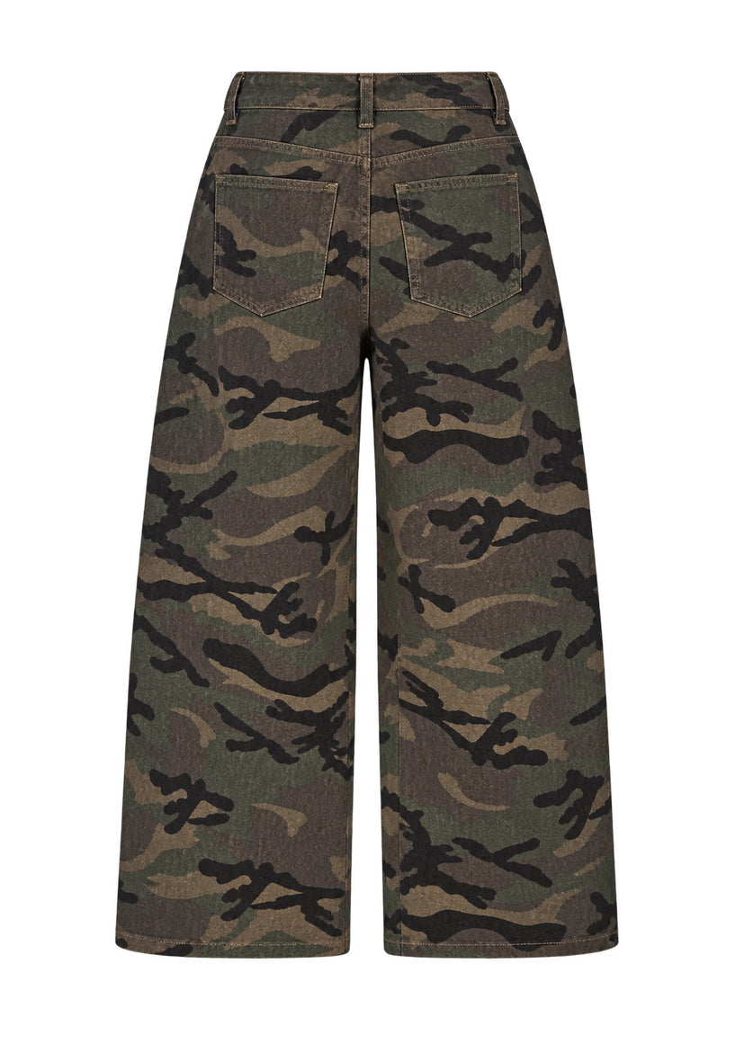 Jeans Camouflage - olive