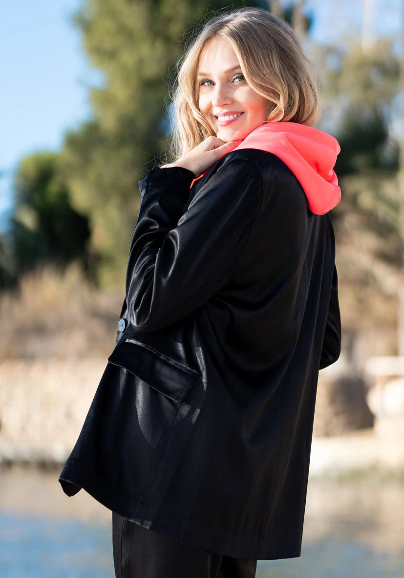 Blazer Satin - black