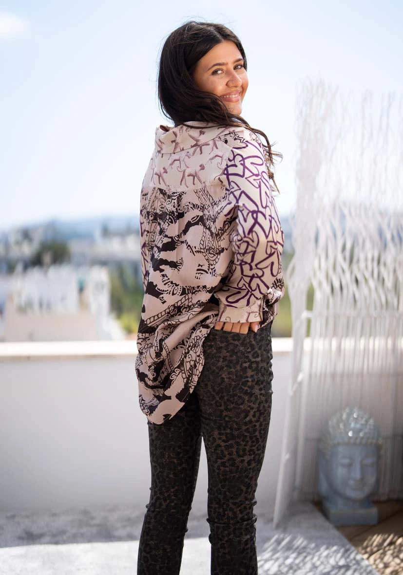 Pants Leo Glitter - green