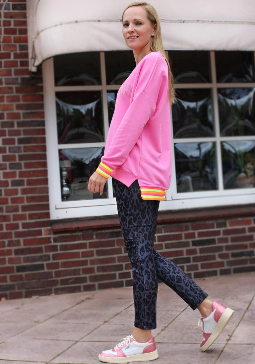 Jog-Pants Fancy Leo - anthracite