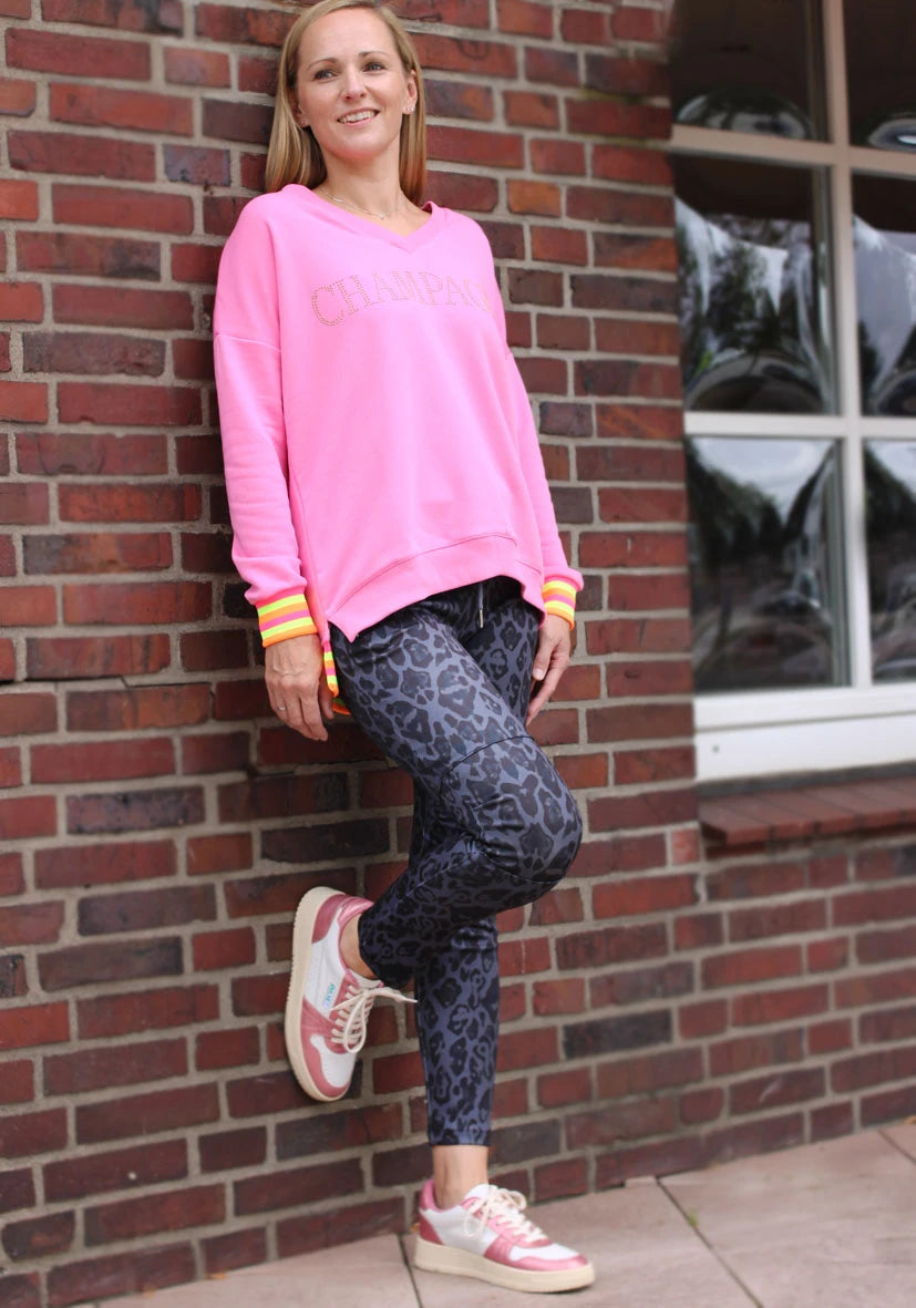 Jog-Pants Fancy Leo - anthracite