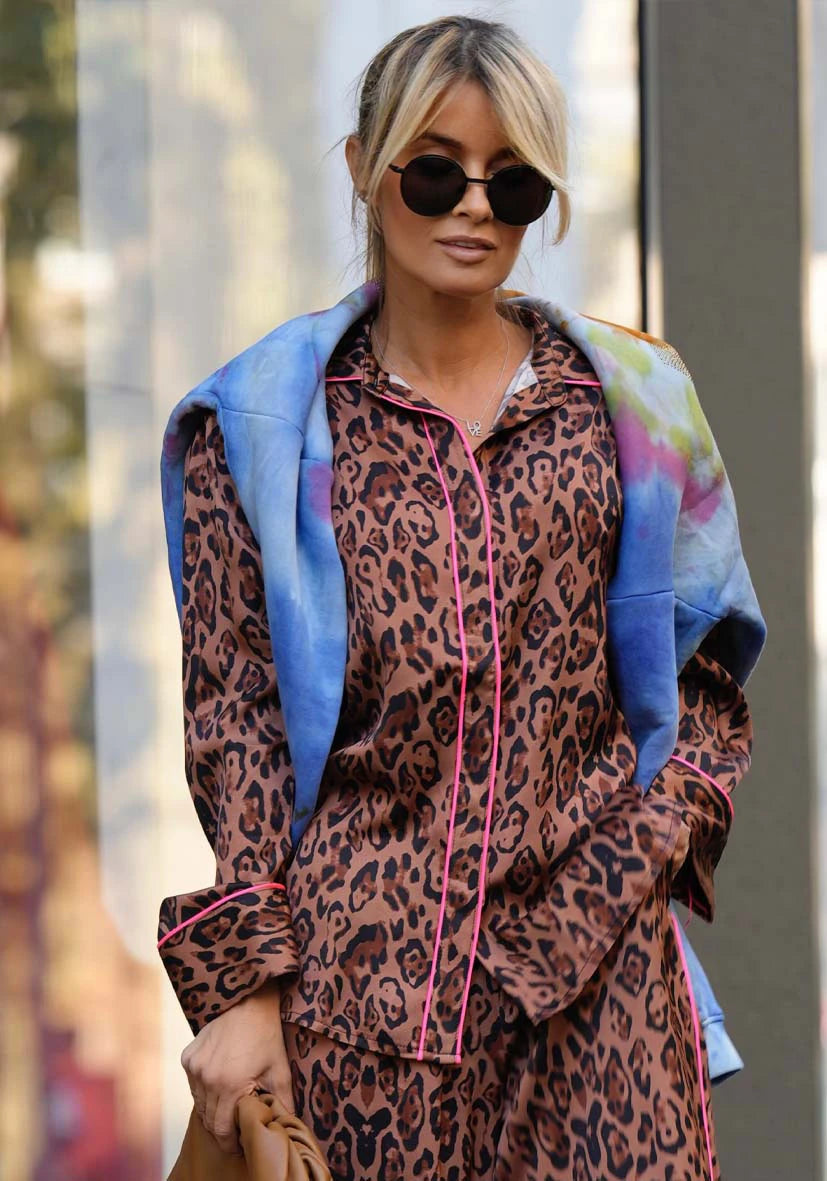 Bluse Leo Love - brown