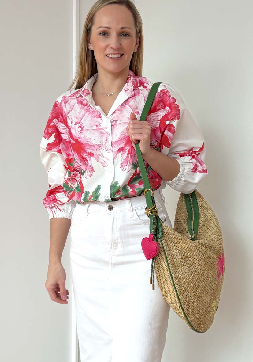 Schultertasche Palm Smile - grün