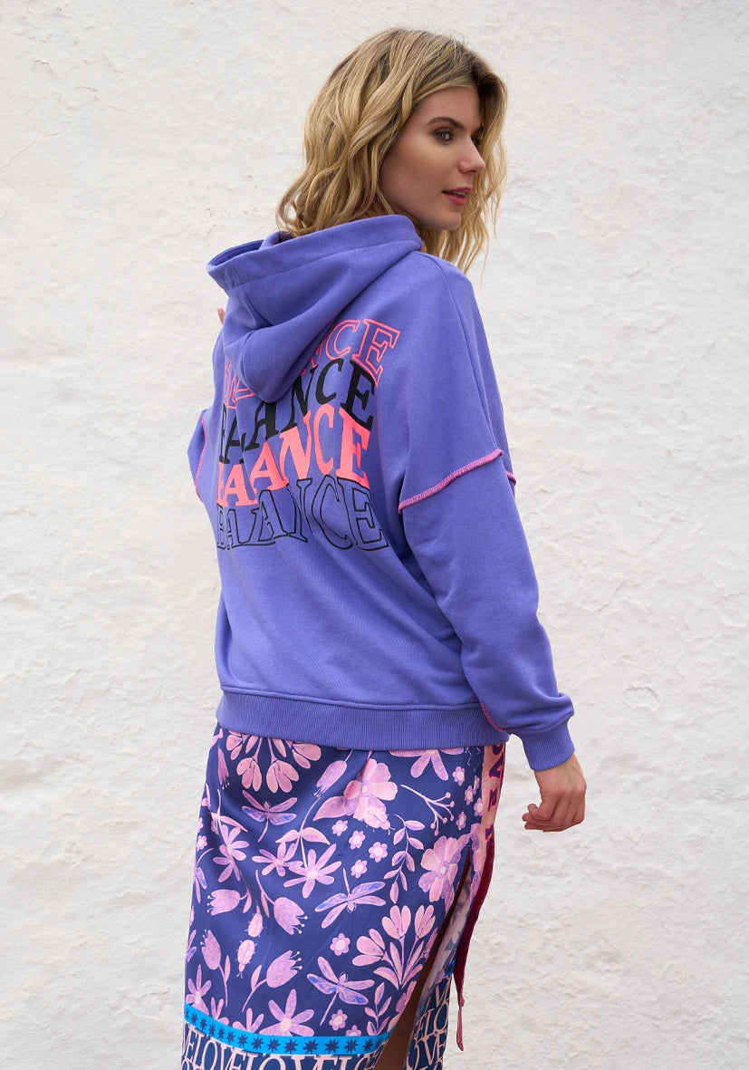 Hoodie Balance - violett