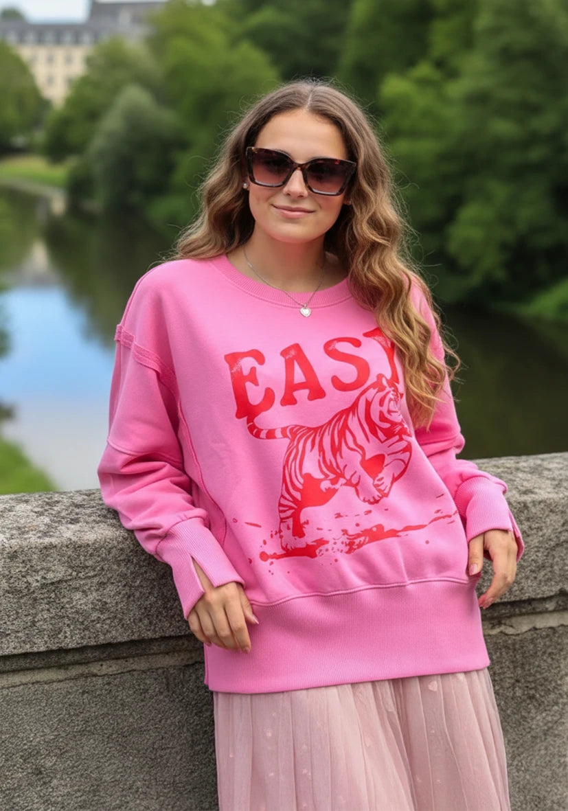 Roundneck Wide Easy - flashrose