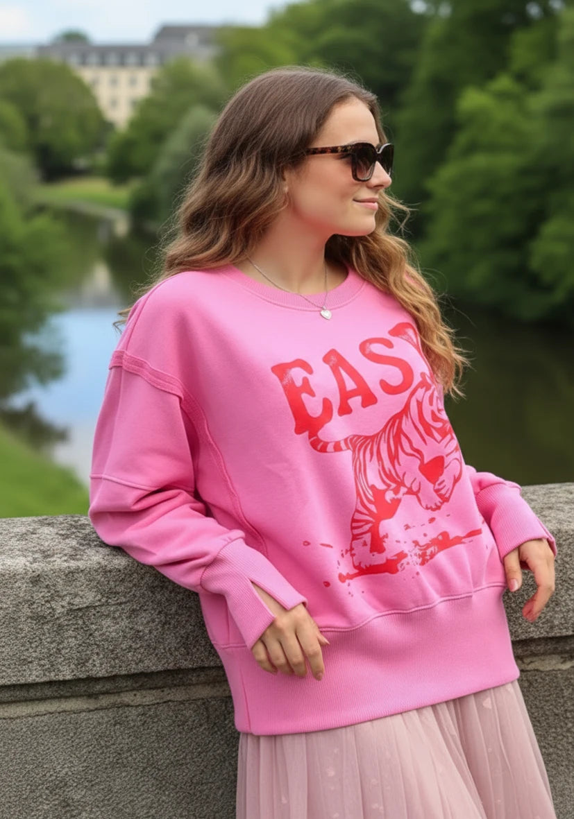 Roundneck Wide Easy - flashrose