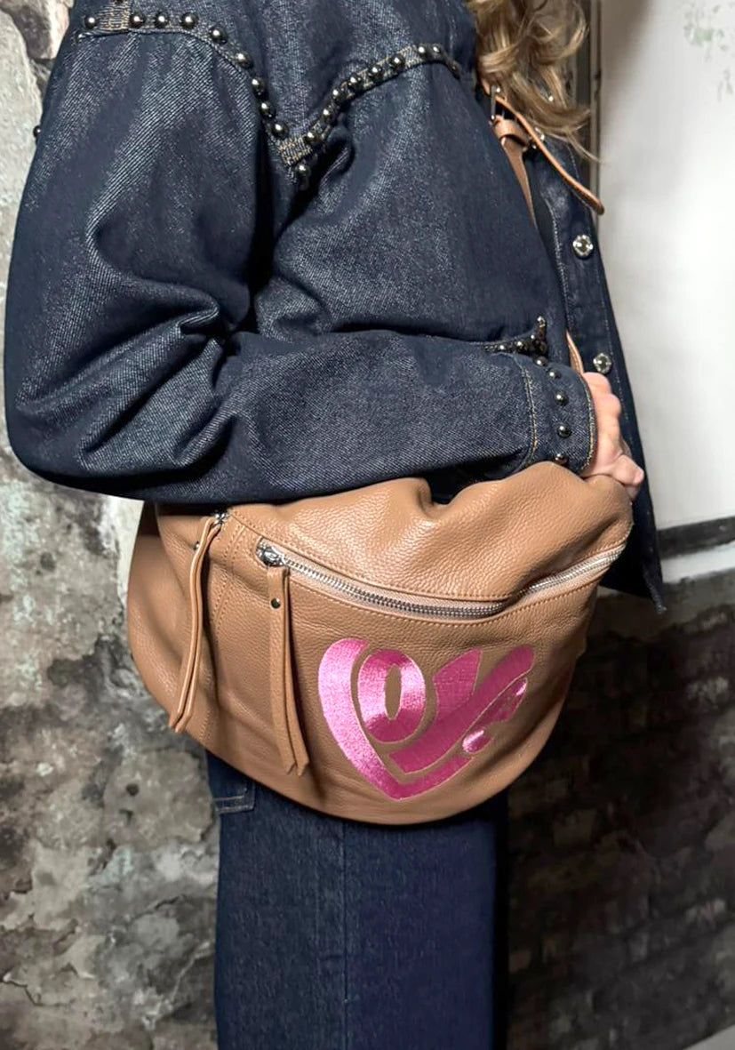 Crossover Bag Love - braun