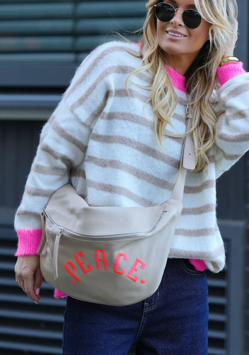 Crossover Bag Peace - sand