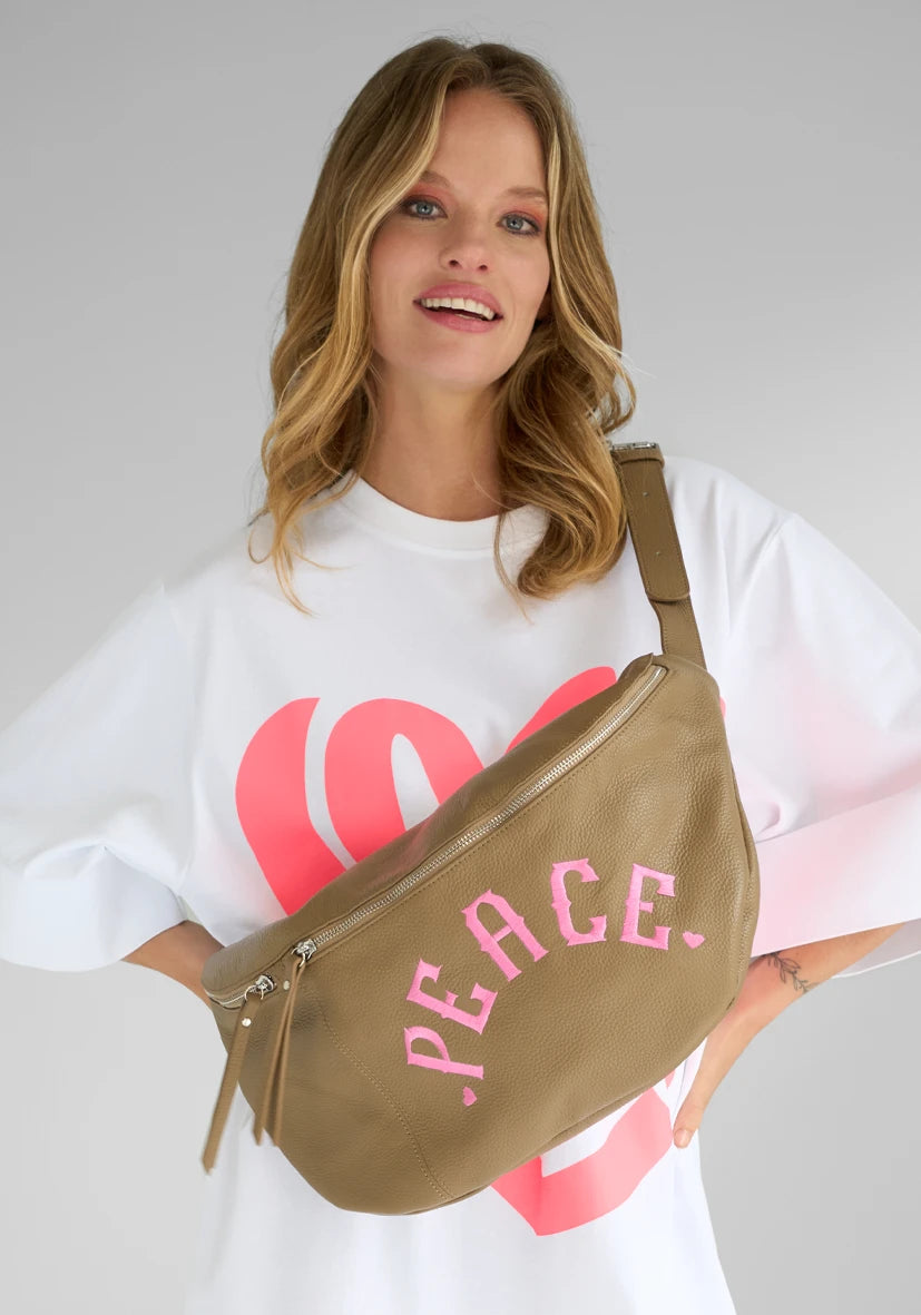 Crossover Bag Peace - khaki