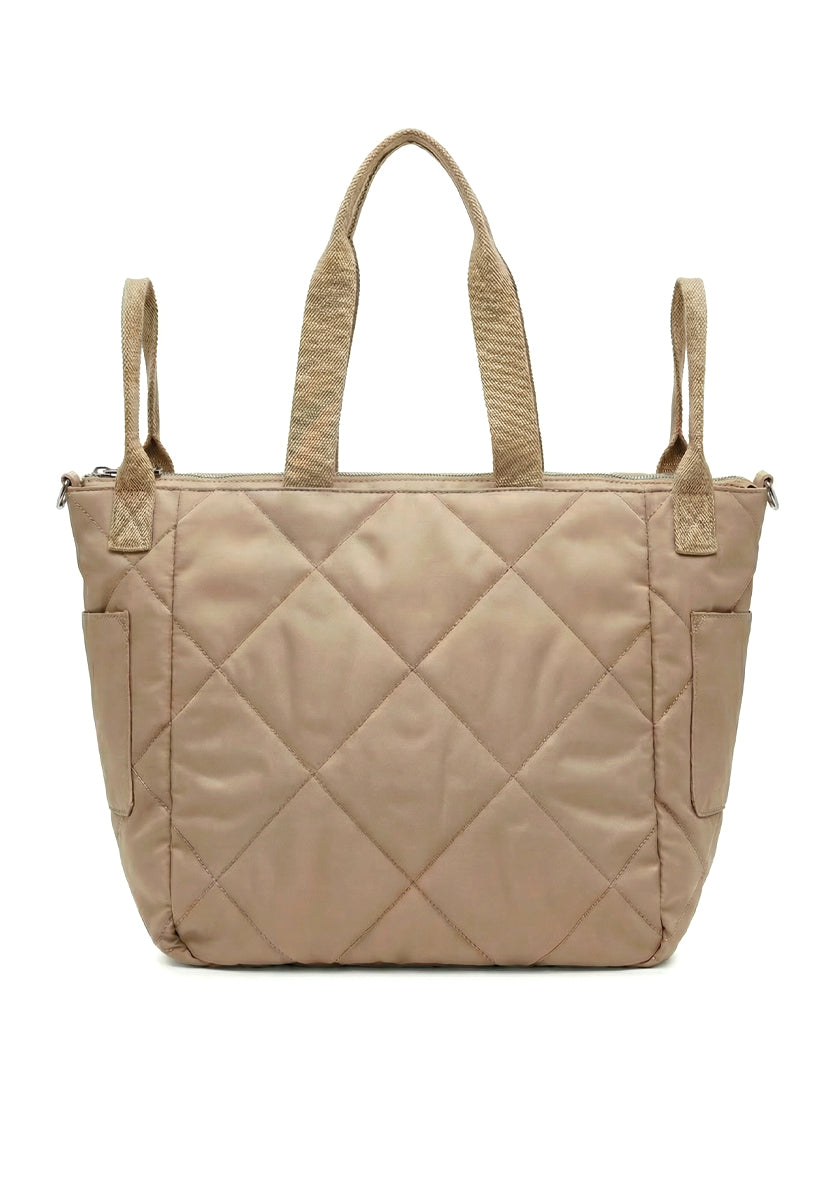 Quilted Bag Happy - sand