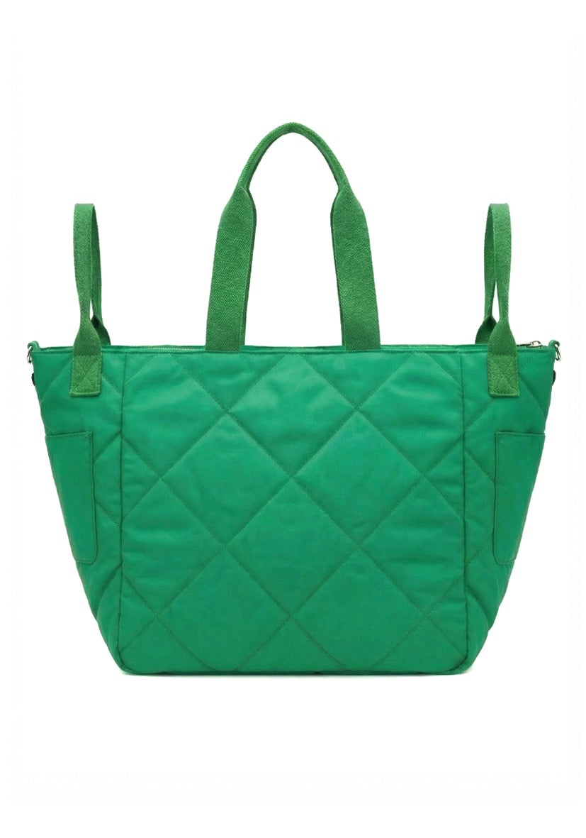 Quilted Bag Happy - green