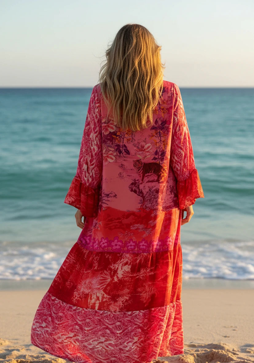Maxidress Pink Tiger