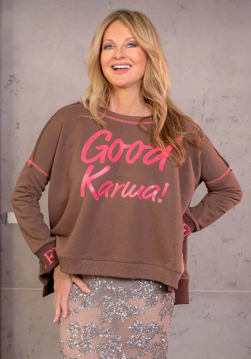 Roundneck Good Karma - chocolate