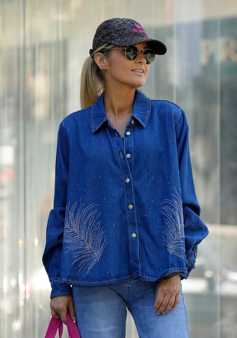 Jeans Bluse Feather
