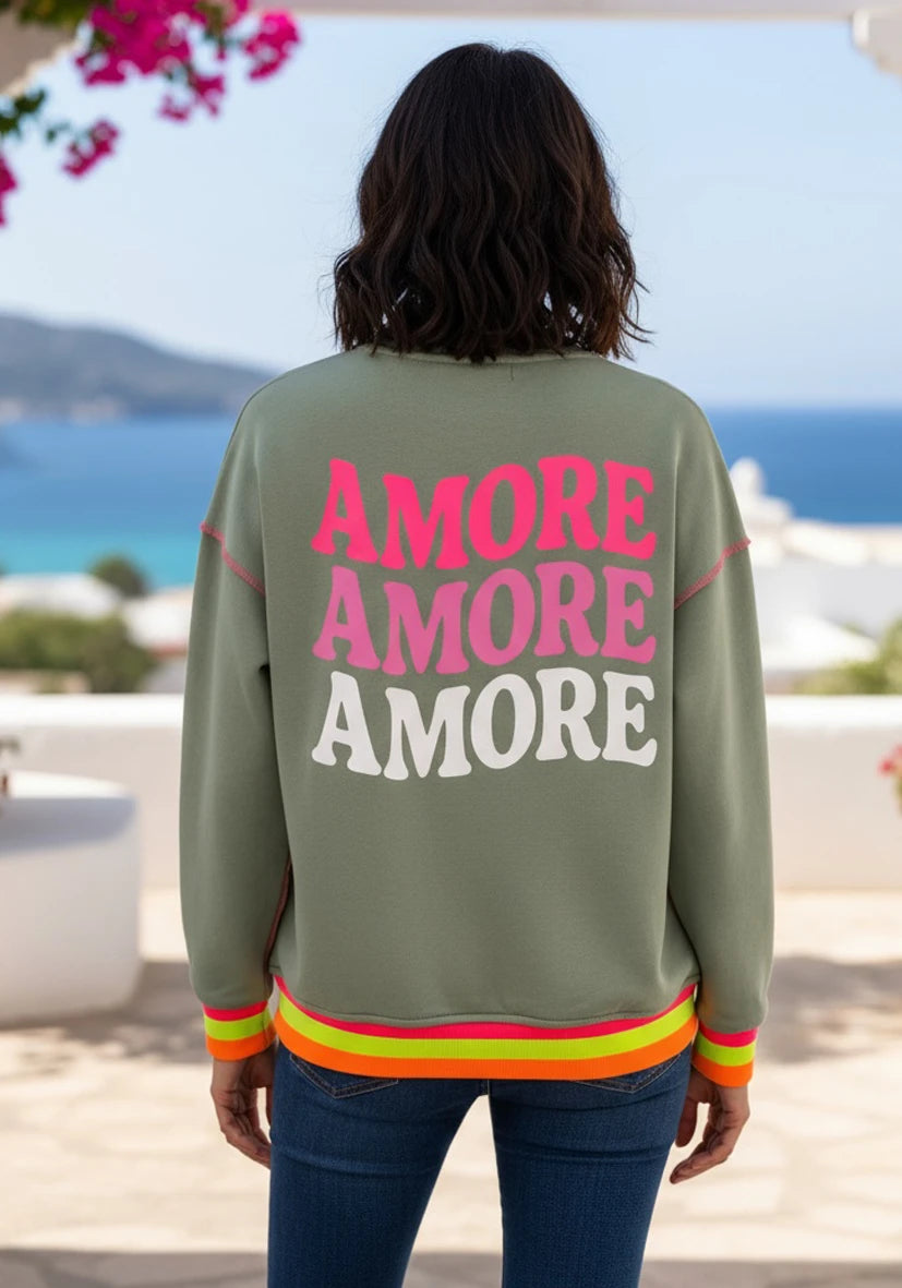 Roundneck Kiss Amore - almond