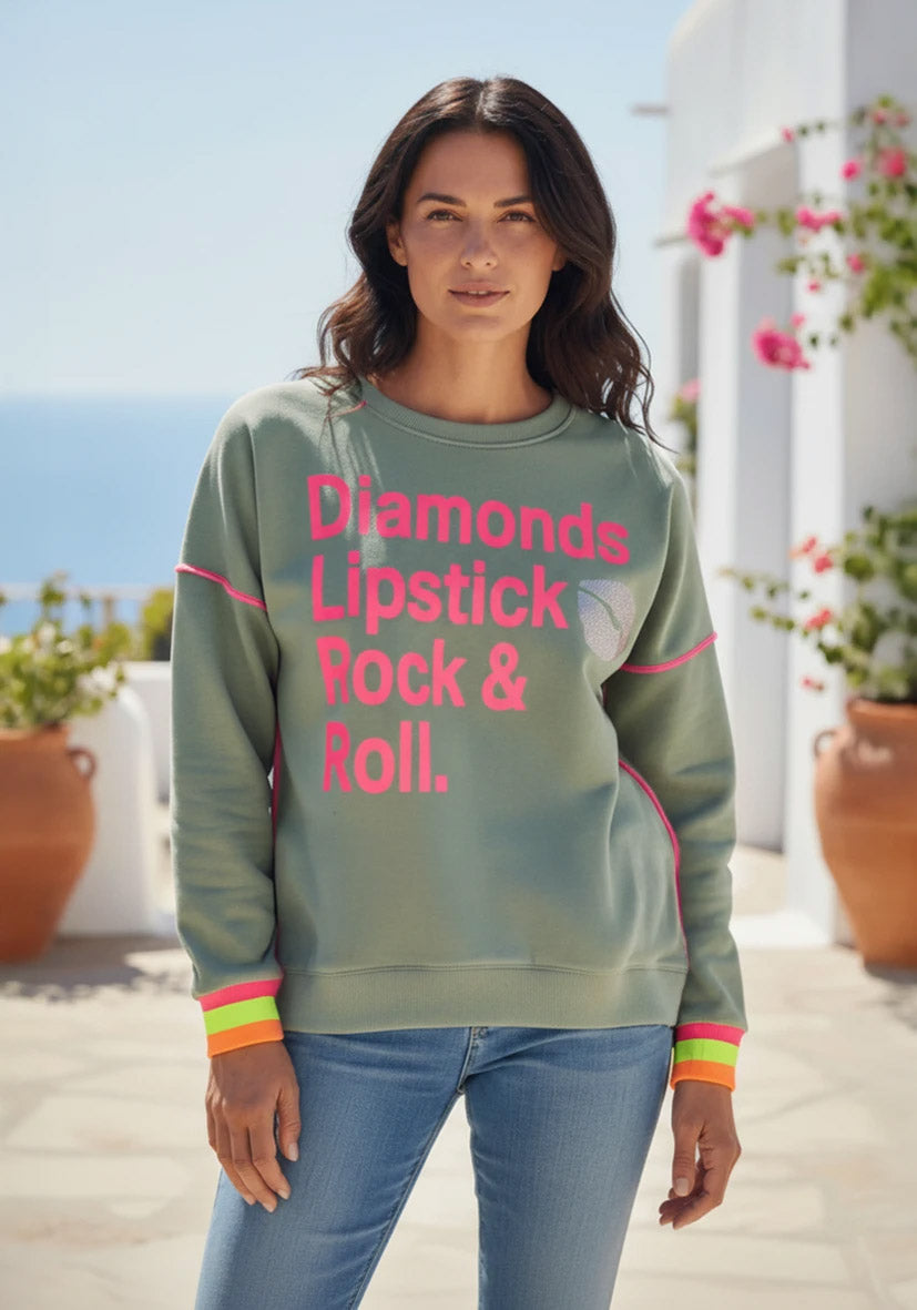 Roundneck Diamonds Lipstick - almond