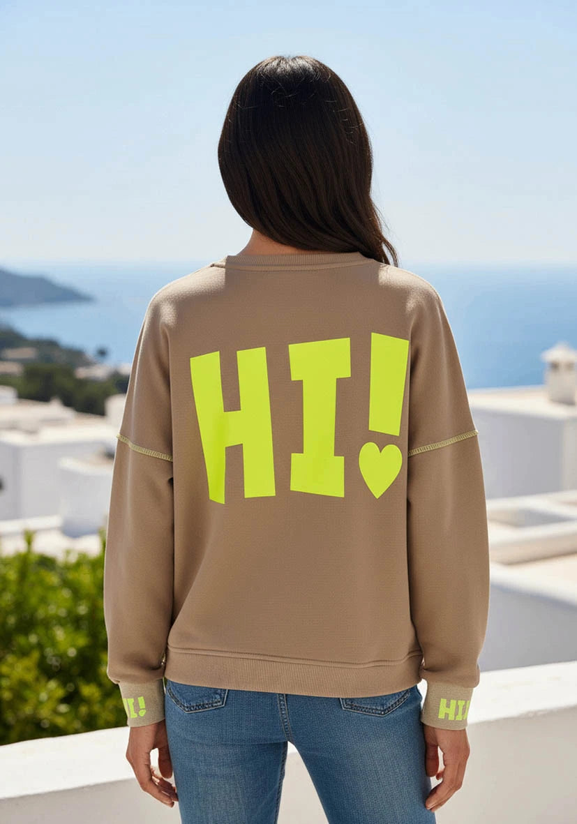 Roundneck Hi! - sand