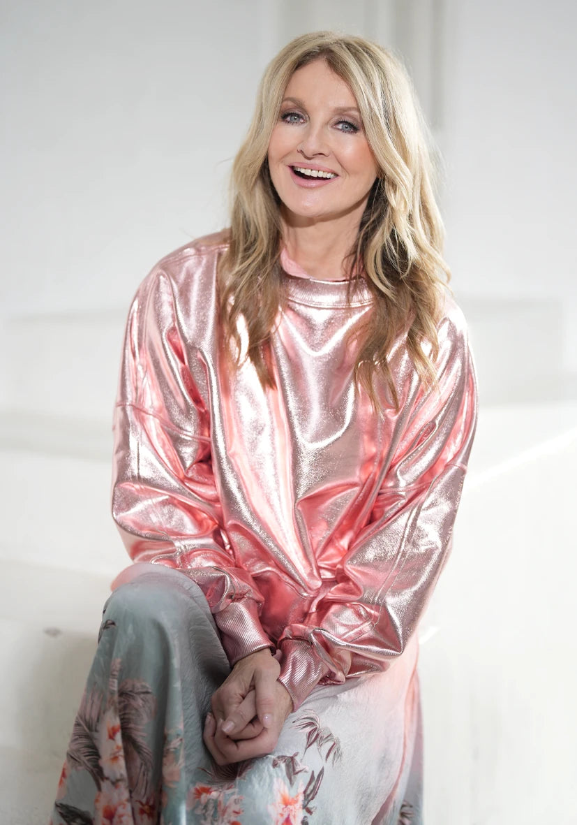 Roundneck Metallic - rosa