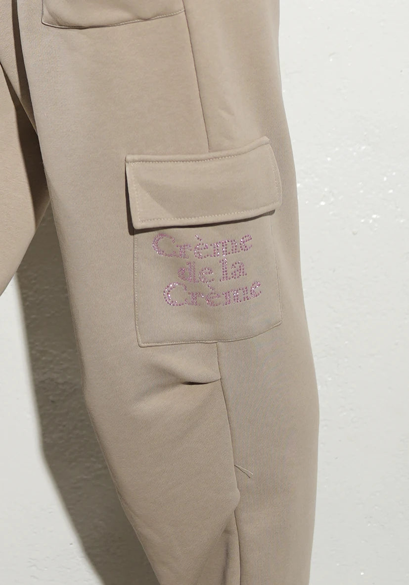 Jogger Pants Crème de la Crème - sand