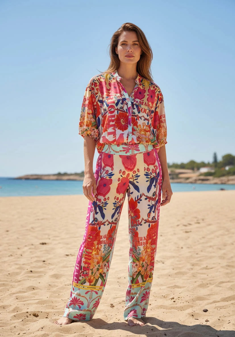 Pants Mosaic Flowers