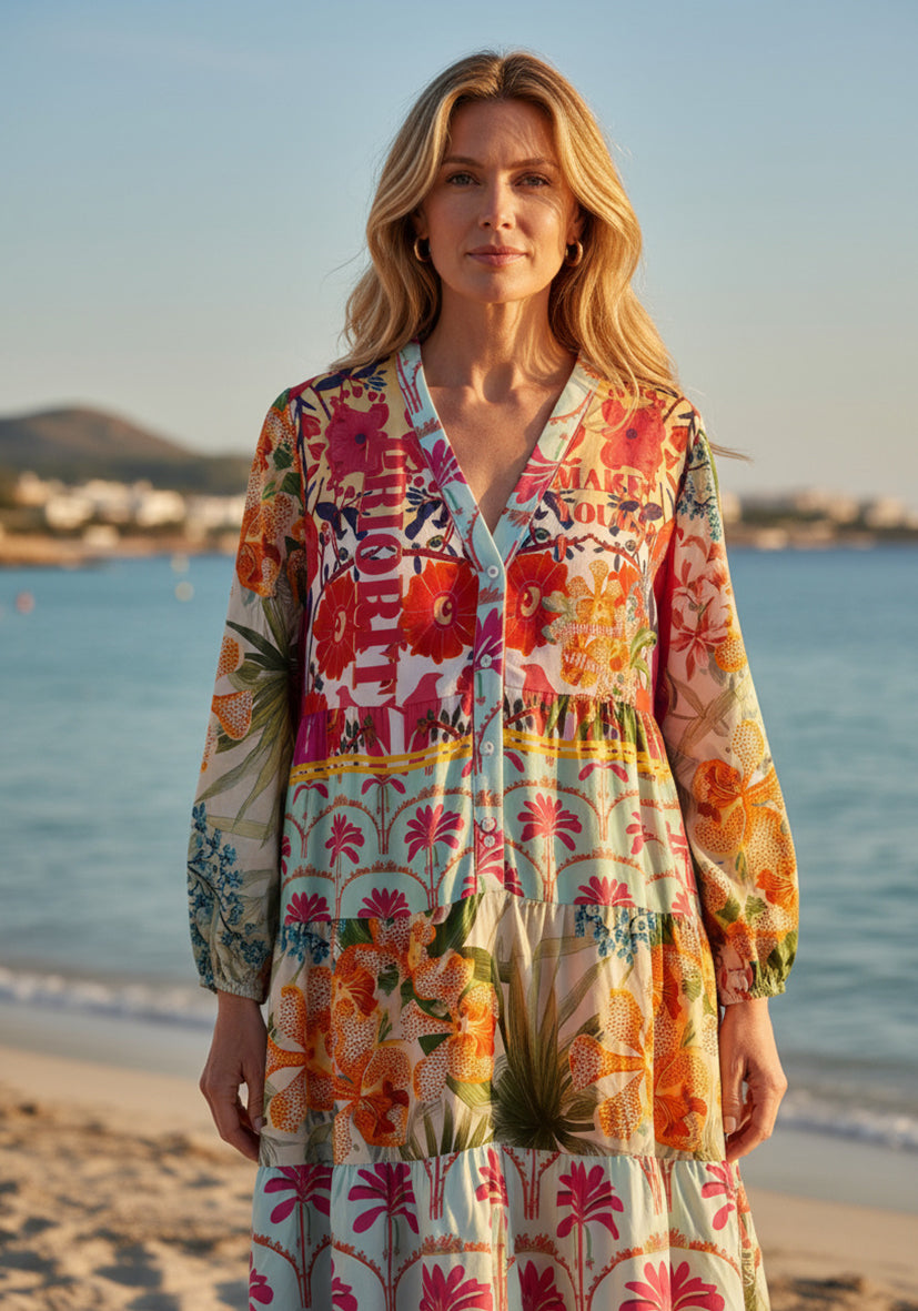 Dress Mosaic Flowers