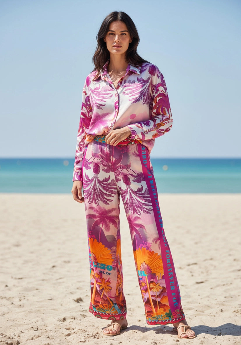 Blouse Violet Sea