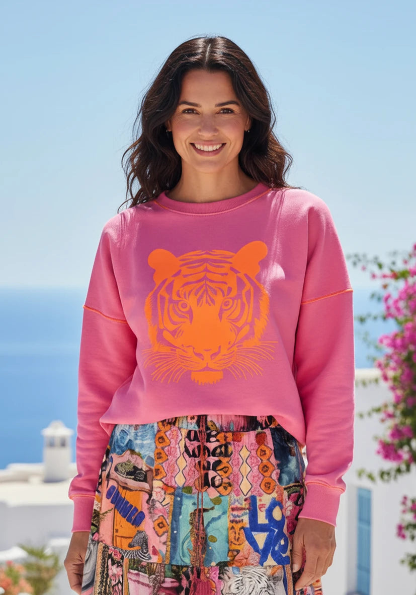 Roundneck Tiger take it easy - flashrose