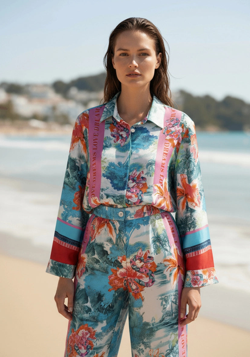 Blouse Turquoise Breeze