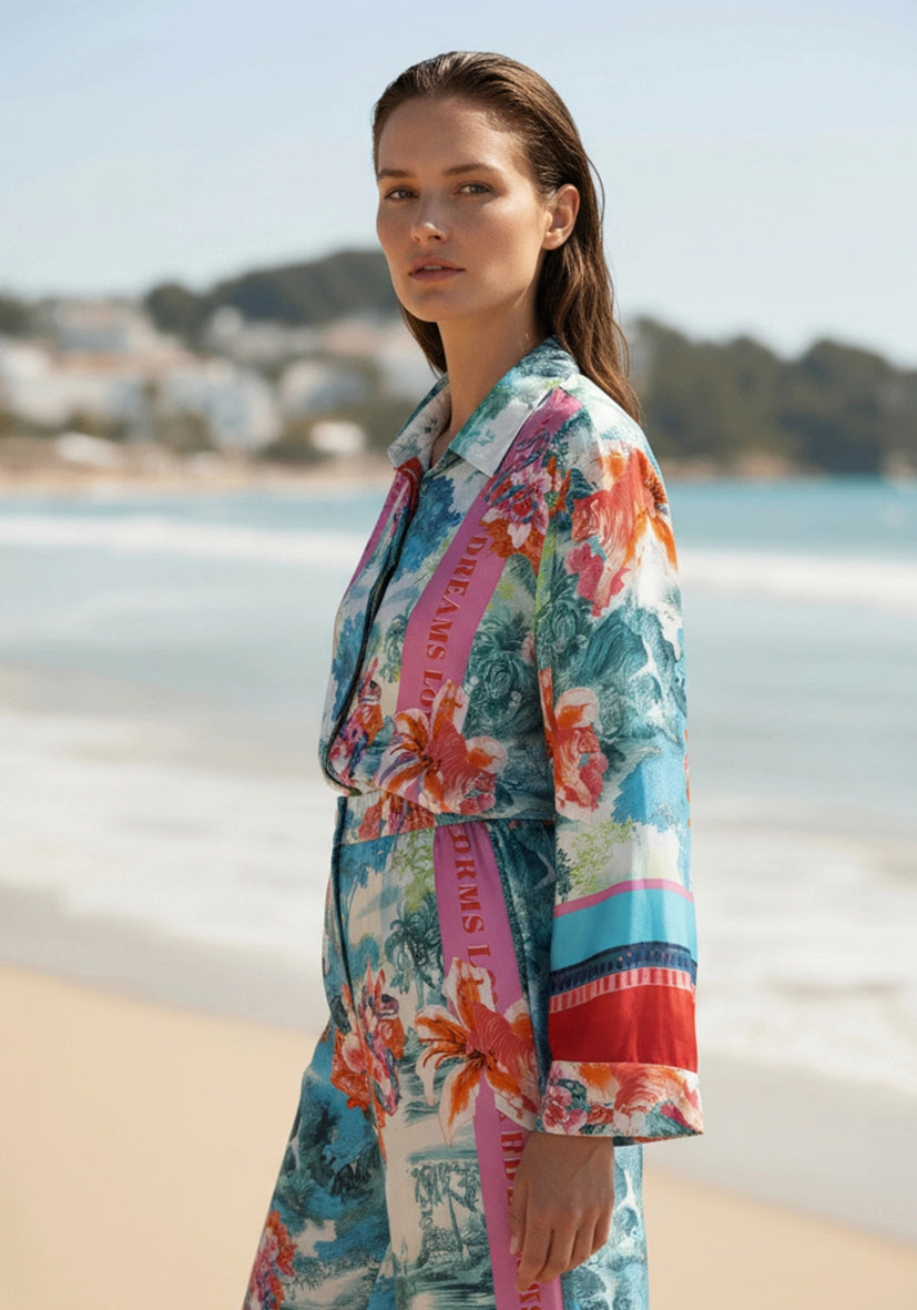 Blouse Turquoise Breeze
