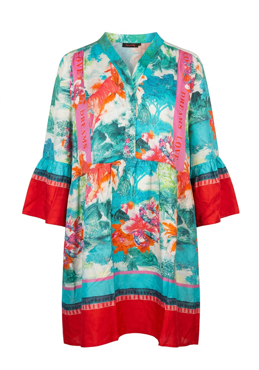 Short Dress Turquoise Breeze
